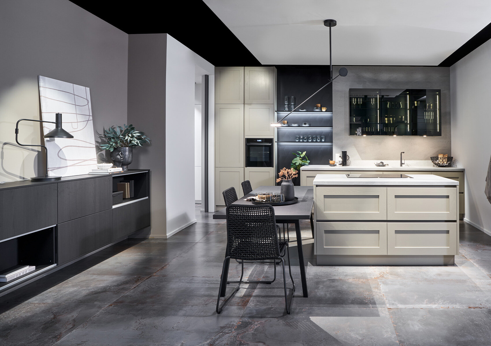 MONTREAL Feineiche-schwarz